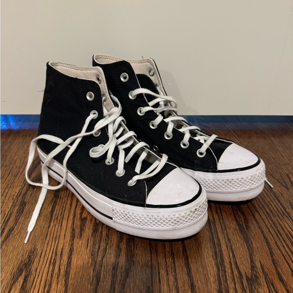 Black Converse High-Top Sneakers